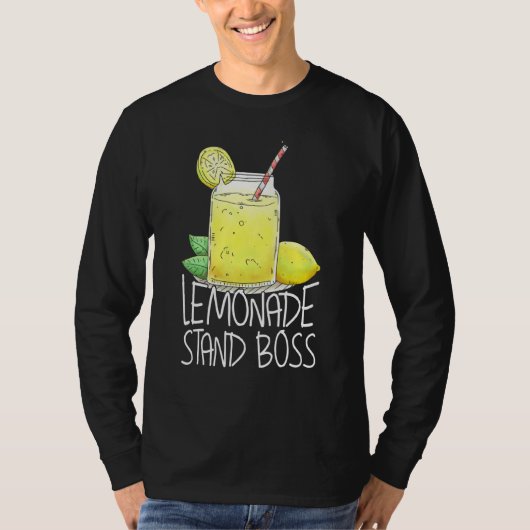 Lemonade stand Boss Lemon Juice T-shirt (Voorkant)