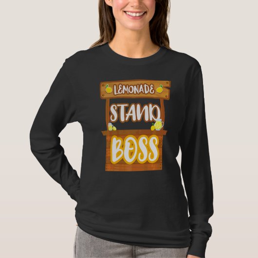 Lemonade stand Boss Lemon Juice T-shirt (Voorkant)