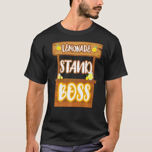 Lemonade stand Boss Lemon Juice T-shirt (Voorkant)