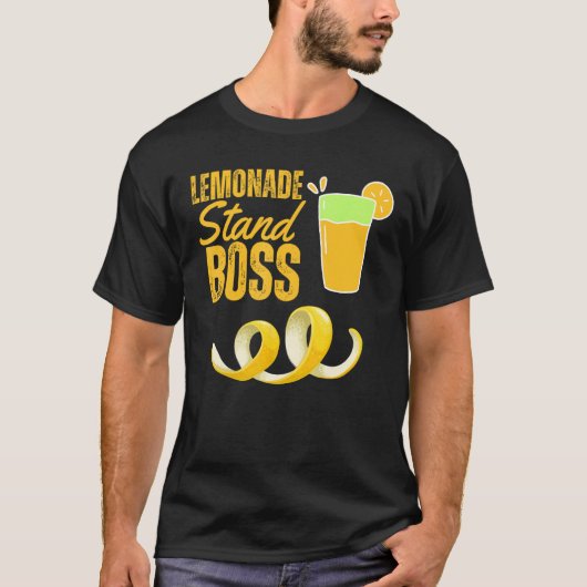 Lemonade Stand Boss Lemonade Summer T-shirt (Voorkant)