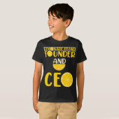 Lemonade stand Boys Girl Funny CEO T-shirt (Voorkant volledig)