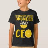 Lemonade stand Boys Girl Funny CEO T-shirt (Voorkant)