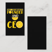 Lemonade stand Boys Girl Funny CEO Visitekaartje (Voorkant / Achterkant)