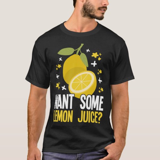 Lemonade Stand Business Boss Sell Lemon Juice Crew T-shirt (Voorkant)