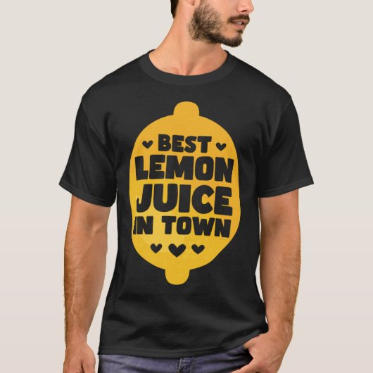 Lemonade Stand Business Boss Sell Lemon Juice Crew T-shirt (Voorkant)
