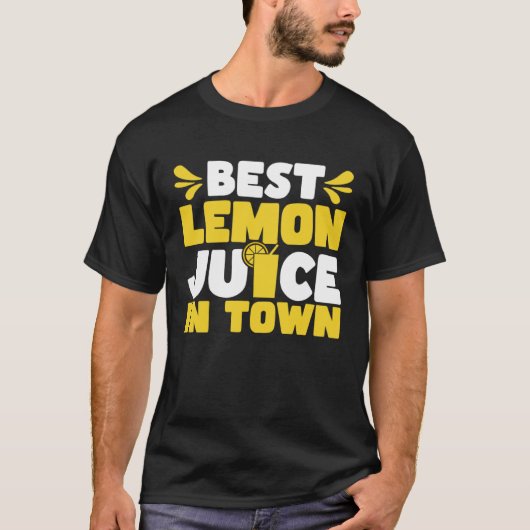 Lemonade Stand Business Boss Sell Lemon Juice Crew T-shirt (Voorkant)