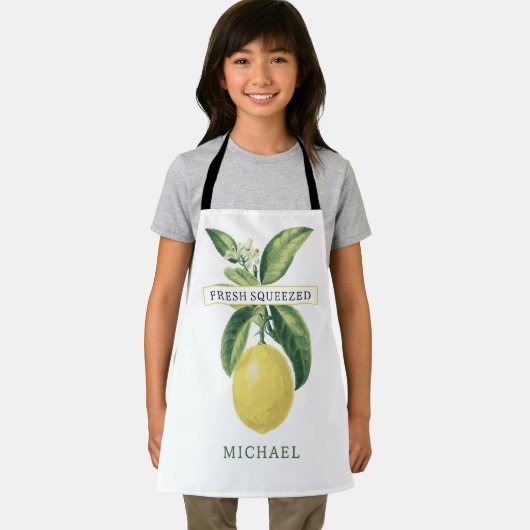 Lemonade Stand  Citroennaam Kind Schort (Insitu)