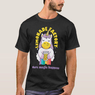 Lemonade Stand Factory Magic Entrepreneur Kinder V T-shirt