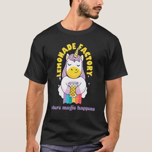 Lemonade Stand Factory Magic Entrepreneur Kinder V T-shirt (Voorkant)