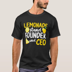 Lemonade Stand Founder And Ceo Ice Lemon Juice Lem T-shirt