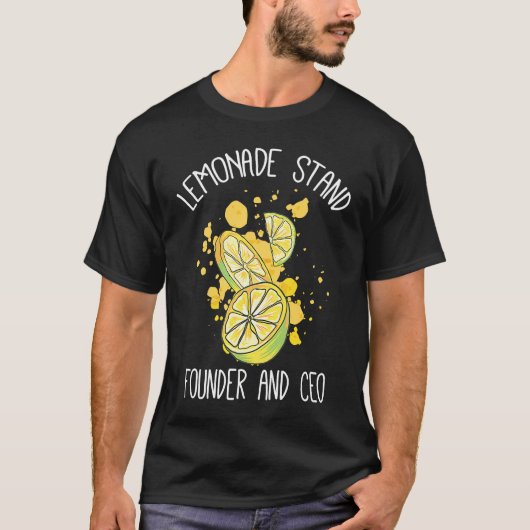 Lemonade stand founder and CEO T-shirt (Voorkant)