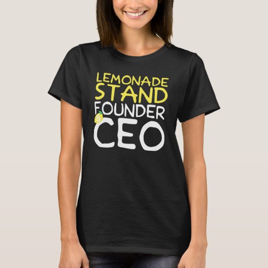 Lemonade Stand Founder T-shirt (Voorkant)