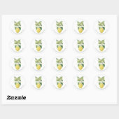 Lemonade Stand Lemon Crew Ronde Sticker (Vel)