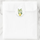 Lemonade Stand Lemon Crew Ronde Sticker (Tas)