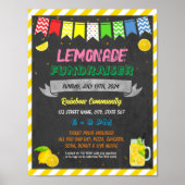 Lemonade stand schoolevenement sjabloon poster (Voorkant)