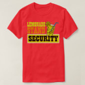 Lemonade stand Security Funny Lemon Juice Business T-shirt (Design voorkant)