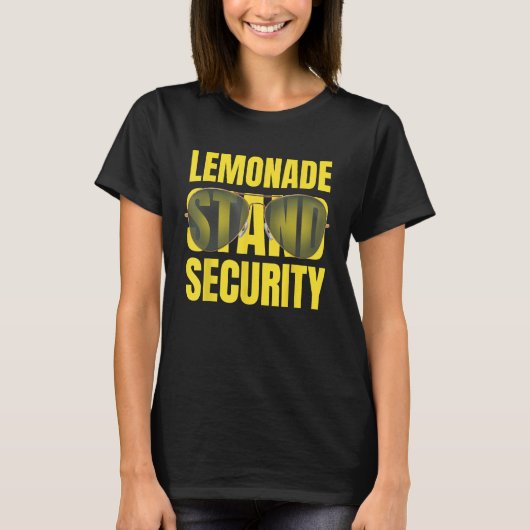 Lemonade stand Security Lemon Juice Summer Sungla T-shirt (Voorkant)