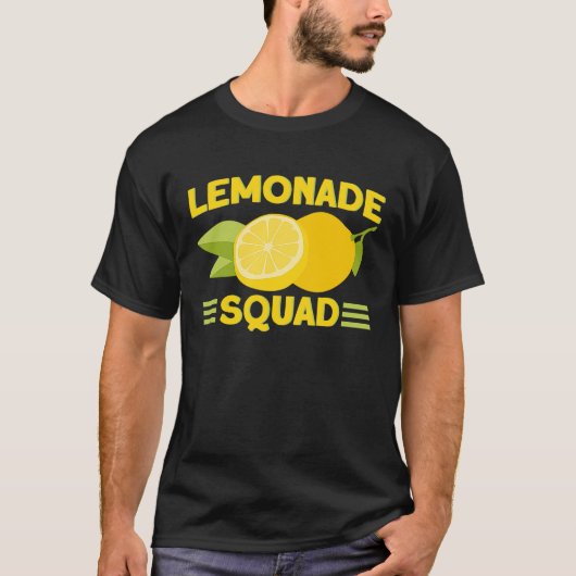 Lemonade Stand Squad Lemon Juice Business Lemon Ci T-shirt (Voorkant)