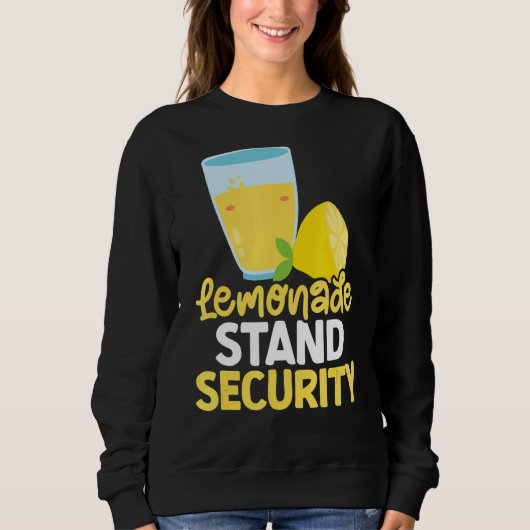 Lemonade Stand Veiligheid Ijs Citroensap Lemonade  Trui (Voorkant)