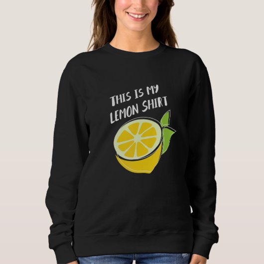 Lemonade Summer Fruits Wildlife Lemon Juice Trui (Voorkant)