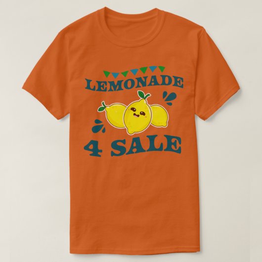 Lemonade Te Koop Schattigee Lemonade Stand Lemon Z T-shirt (Design voorkant)