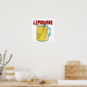 LEMONADE-teken Poster (Keuken)