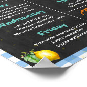 Lemonade Thema Leraar Waarderingsweek Poster (Hoek)