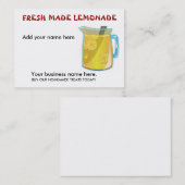 LEMONADE-Visitekaartjes Visitekaartje (Voorkant / Achterkant)