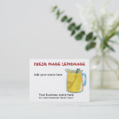 LEMONADE-Visitekaartjes Visitekaartje (Staand voorkant)