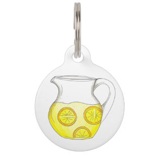 Lemonade Yellow Lemon Ade Pitcher Citrus Huisdierpenning
