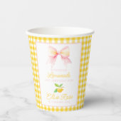 Lemonade zomer verjaardagsfeestbeker papieren bekers (Voorkant)