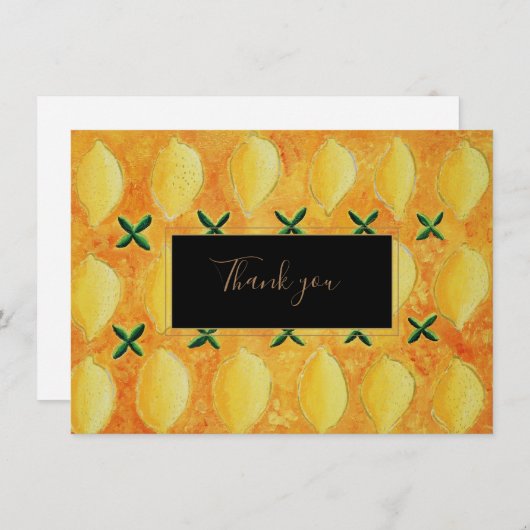 LemonBedankt Bedankkaart (Voorkant / Achterkant)