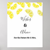 Lemonbridal douche advies & advies poster (Voorkant)