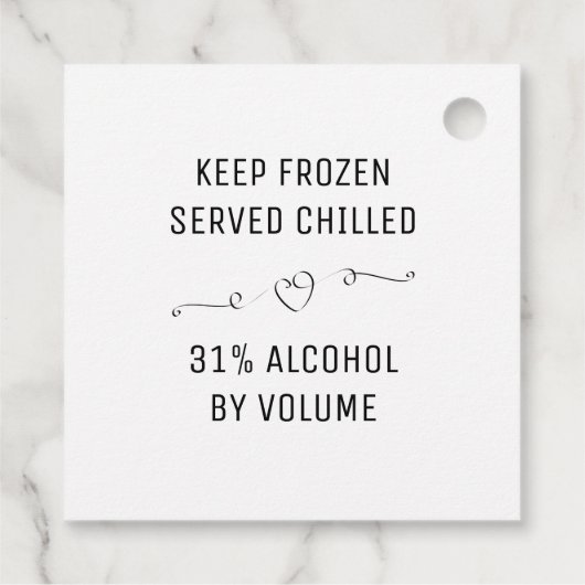 Lemoncello fles bruiloft bedankjes labels (Achterkant)