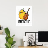 Lemoncello Funny Drink Pun Poster (Thuiskantoor)