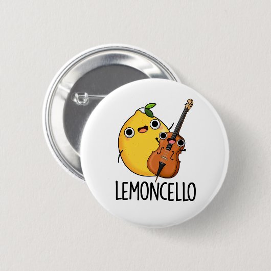 Lemoncello Funny Drink Pun Ronde Button 5,7 Cm (Voorkant /achterkant)
