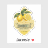 Lemoncello Vinyl Sticker (Vel)