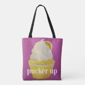 Lemondrop Pucker up Tote Bag (Achterkant)