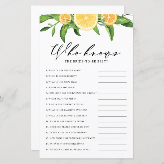 Lemonen die weten hoe ze het beste schoenspel omge (Voorkant / Achterkant)