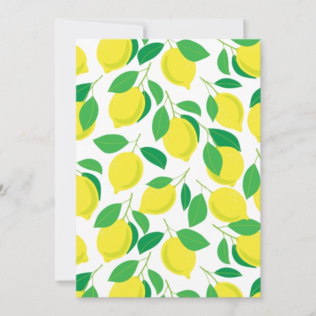 Lemonen en bladeren (Voorkant)