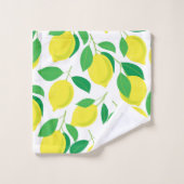 Lemonen en bladeren bad handdoek (Wasdoekje)
