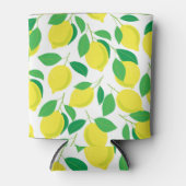 Lemonen en bladeren blikjeskoeler (Voorkant)