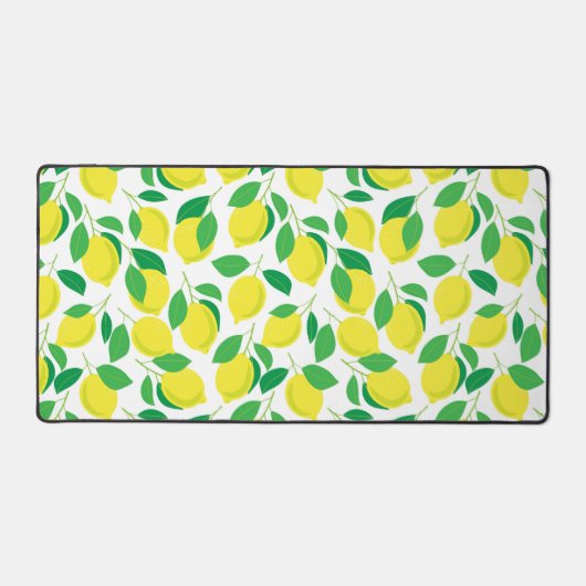 Lemonen en bladeren bureaumat (Voorkant)