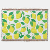 Lemonen en bladeren deken (Voorkant)