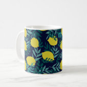 Lemonen en bladeren koffiemok (Voorkant links)