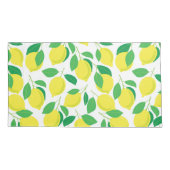 Lemonen en bladeren kussensloop (Achterkant-Links)