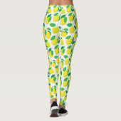 Lemonen en bladeren leggings (Achterkant)
