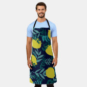 Lemonen en bladeren schort (Gedragen)