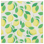 Lemonen en bladeren stof (Close Up)