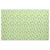 Lemonen en bladeren stof (Fat Quarter)
